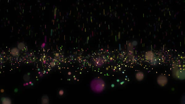 Colore pioggia particella astratto sfondo — Foto Stock