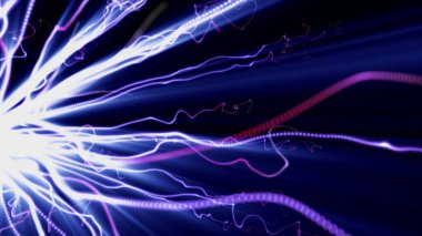 elektrik ışığı plazması soyut arkaplan