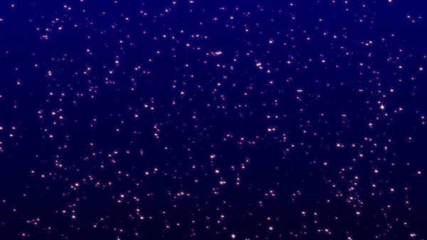 Panorama com muitas estrelas no céu — Fotografia de Stock