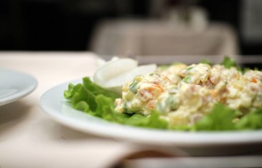 Dekoratif yemek restoranı