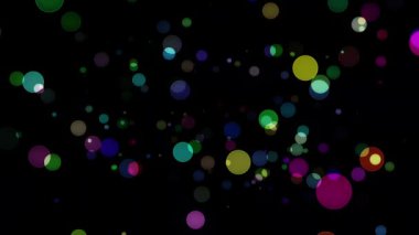 çember bokeh arkaplan soyut hareket