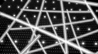 3d boşluğunda metal yapı