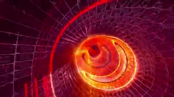 Energía abstracta color túnel movimiento — Vídeo de stock