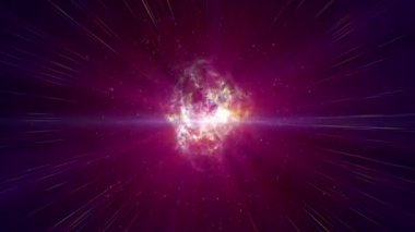 atom rengi enerji topu 4k