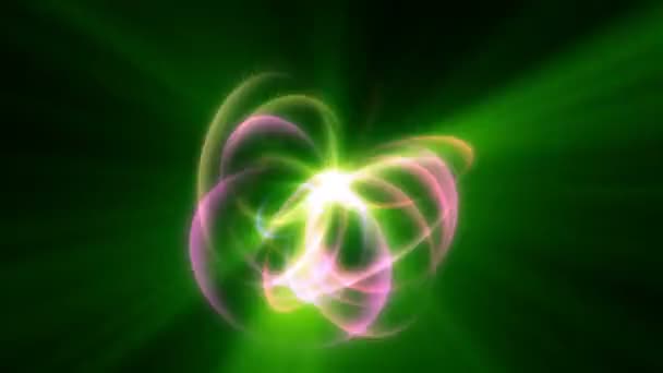 Atome énergie rayon lumière 4k — Video