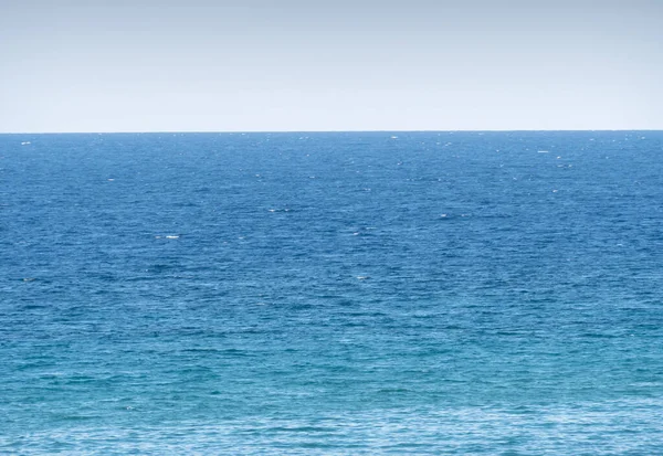 Błękitny Horyzont Morski Czyste Niebo — Zdjęcie stockowe