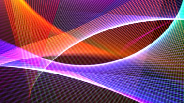 Soyut arkaplanın renkli geometrik parlak çizgileri