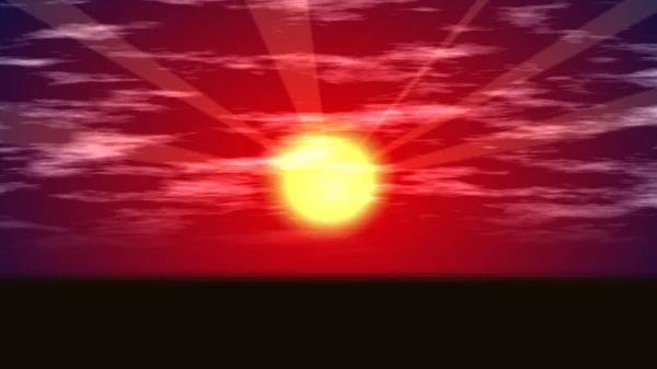 Răsărit Soare Fundal Abstract Soare Mare — Fotografie, imagine de stoc