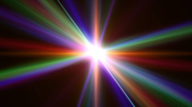 ışık efekti soyut yıldız patlaması lazer ışını çizimi
