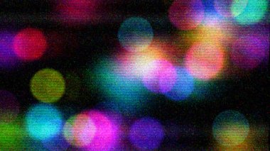 Bokeh soyut arkaplan çizimine sahip renkli daireler