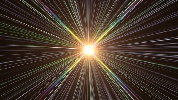 light effect abstract star burst flash laser beam ray illustration