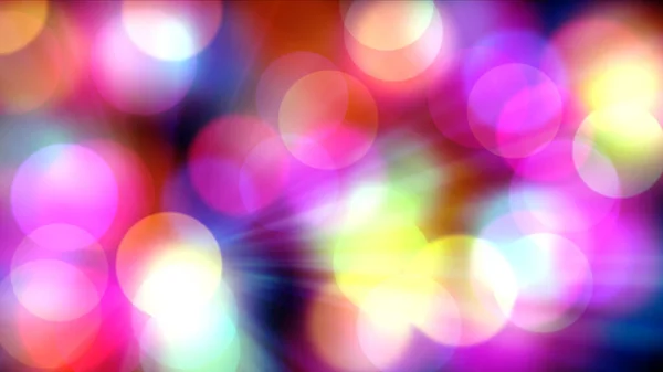 Colorful Circles Bokeh Abstract Background Illustration — Stock Photo, Image