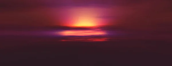 Μεγάλο Ηλιοβασίλεμα Ανατολή Του Ήλιου Καθιστούν Εικονογράφηση — Φωτογραφία Αρχείου
