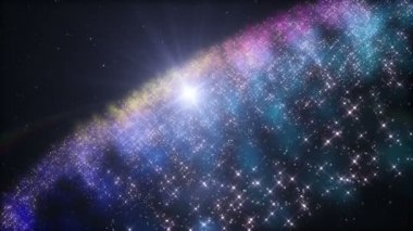 Derin uzayda Spiral Galaksi