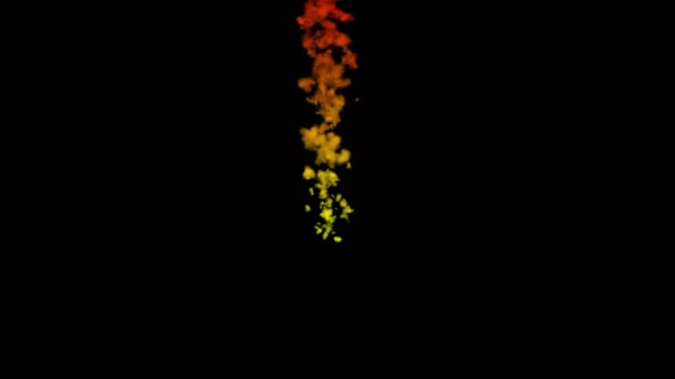 Nebbia colore fumo nuvole movimento 4k — Video Stock