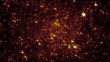 Yıldızların soyut illüstrasyon çizimine sahip arkaplan