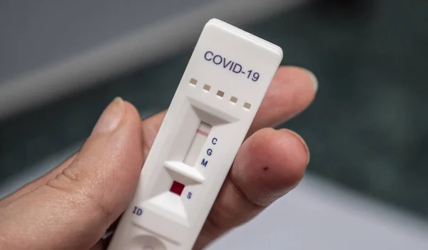 Covid Rapid Antibodies Test Kit — Stock Photo, Image