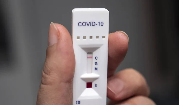 Covid Rapid Antibodies Test Kit — Stock Photo, Image