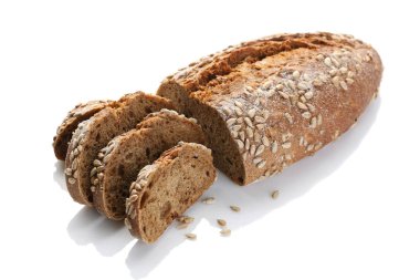 ayçiçeği tohumu yakın çekim bir wh ile Mayasız Ekmek