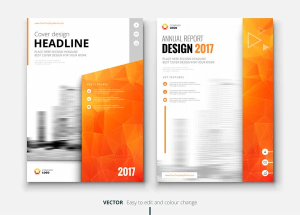 Шаблон корпоративной брошюры — стоковый вектор