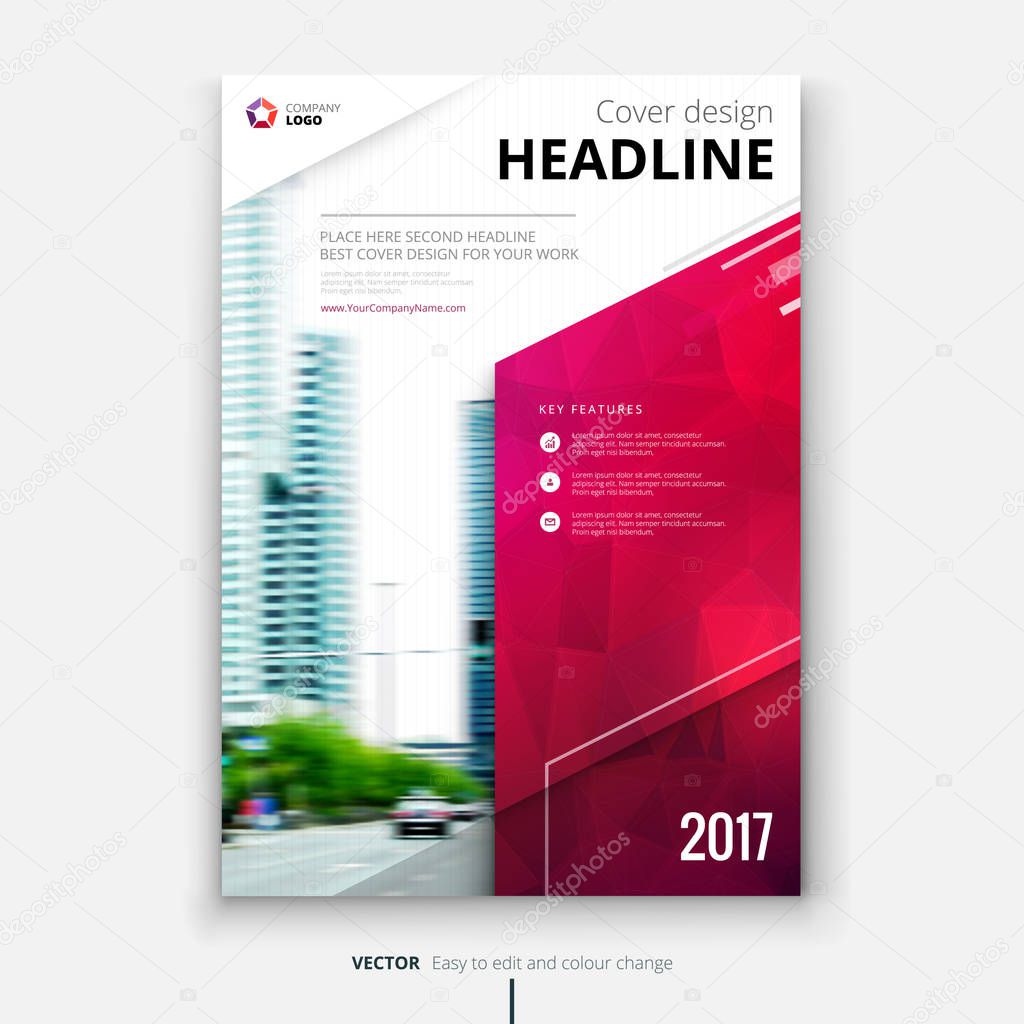 Cover design for annual report