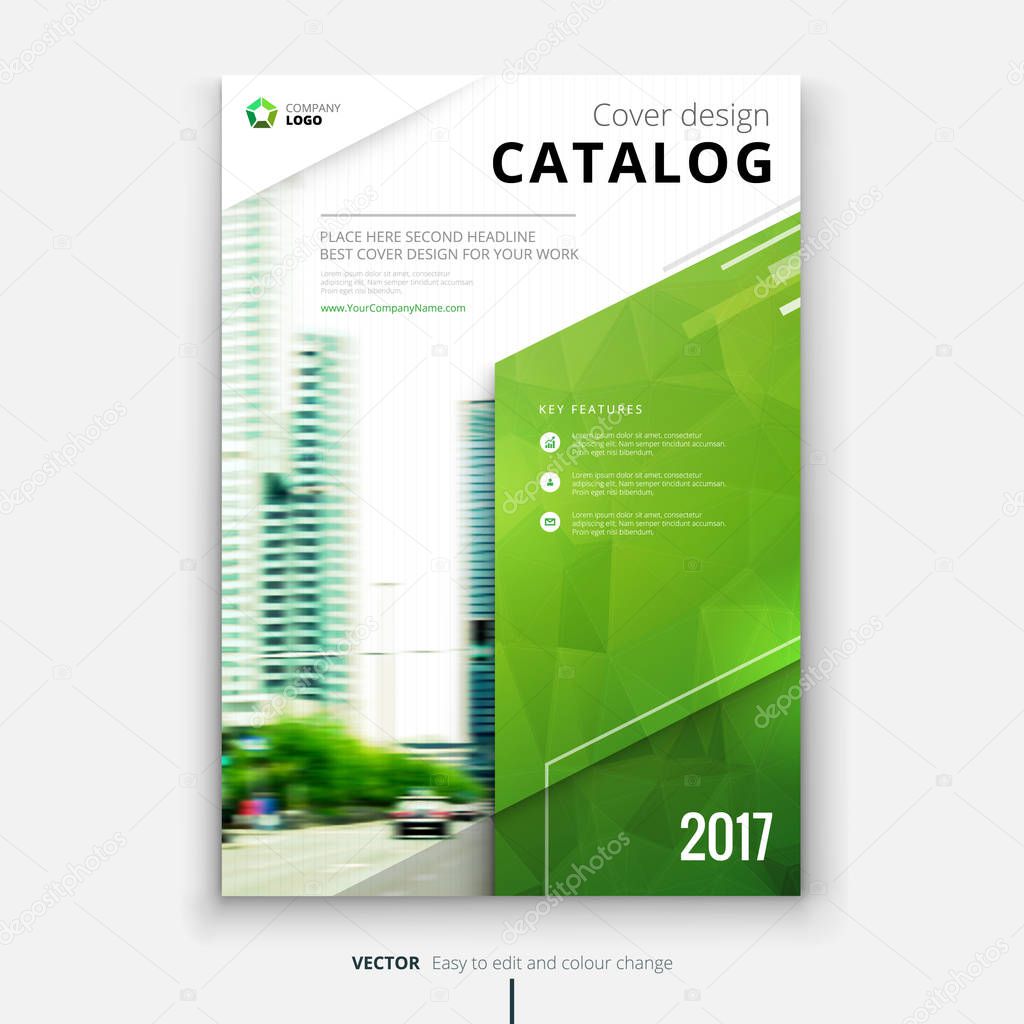 Diseño de portada para informe anual 2024