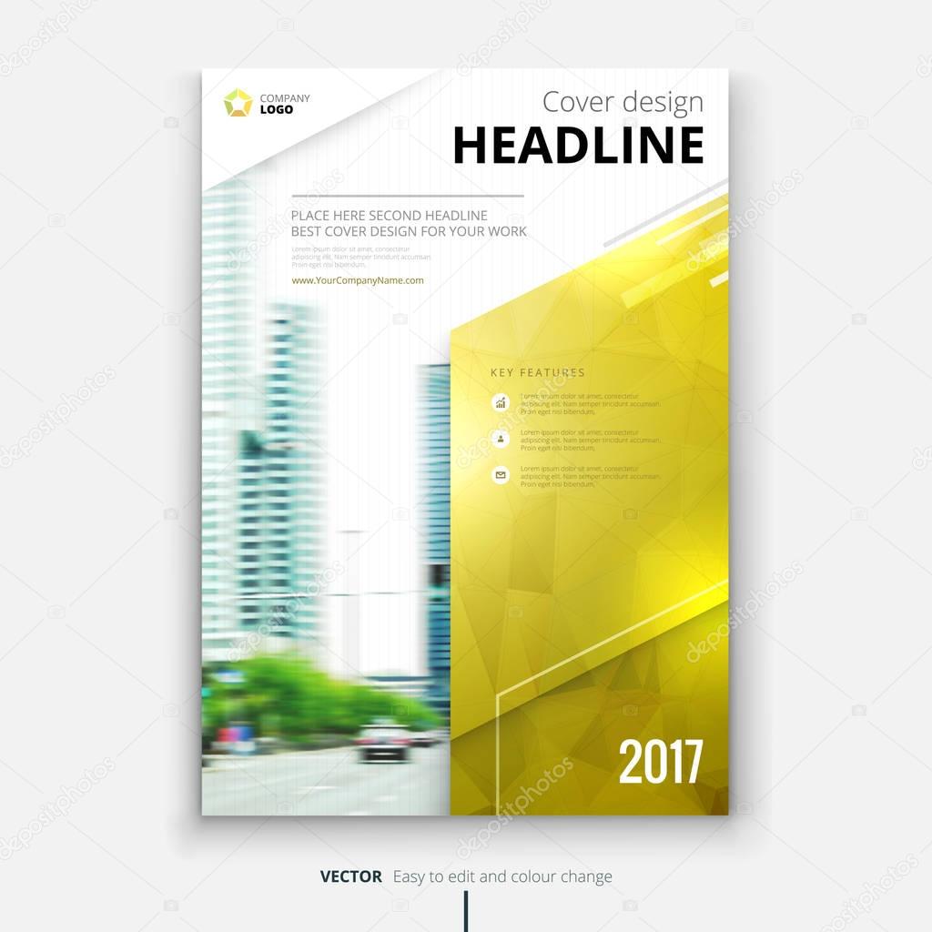 Cover design for annual report
