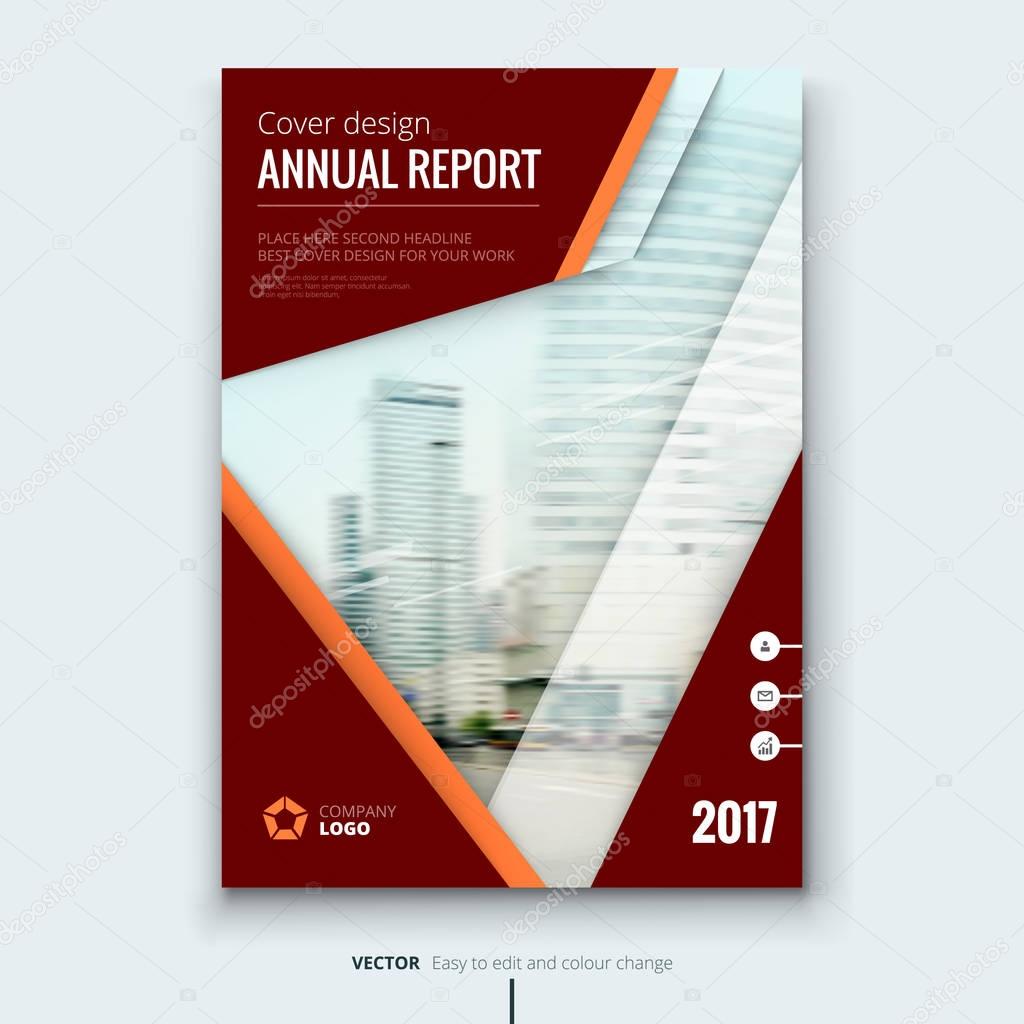 Business annual report cover