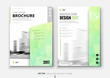 Broşür tasarım şablonu için faaliyet raporu