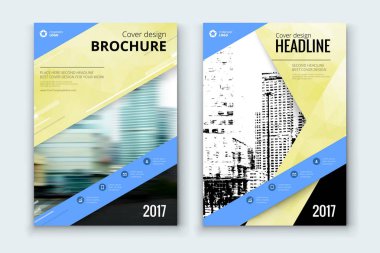 Broşür tasarım şablonu için faaliyet raporu