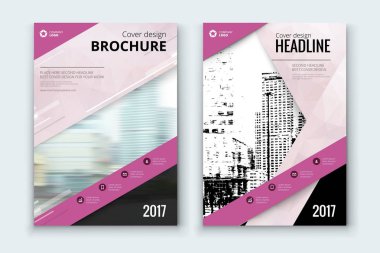 Broşür tasarım şablonu için faaliyet raporu