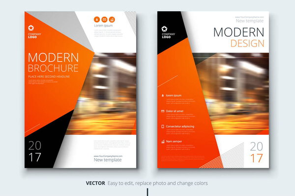 Обзор корпоративных годовых отчетов, брошюр или листовок. Презентация брошюры. Каталог с абстрактным геометрическим фоном. Современное издание плаката журнала, макет, соблазн. Размер A4
