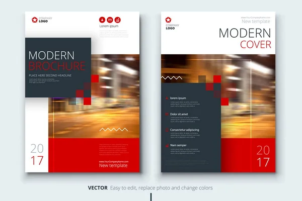 Folheto de negócios ou design de folheto —  Vetores de Stock