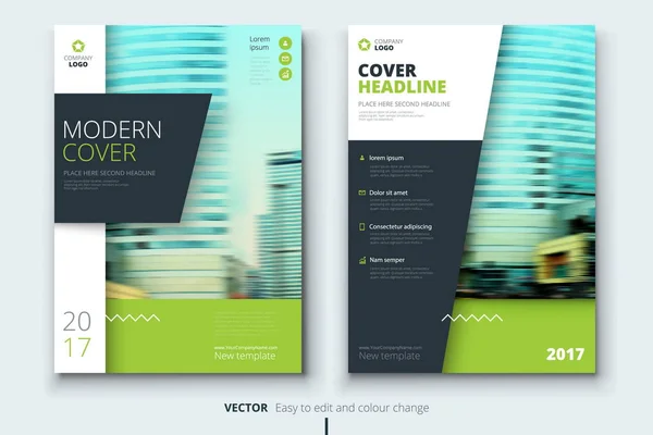 Zakelijke brochure of flyer ontwerp — Stockvector