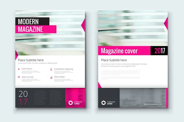 Business brochure or flyer design — Stock Vector