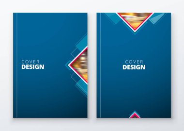 Broşür şablonu düzeni tasarım.