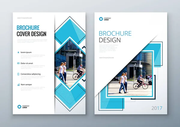 Set di Brochure modello layout design . — Vettoriale Stock