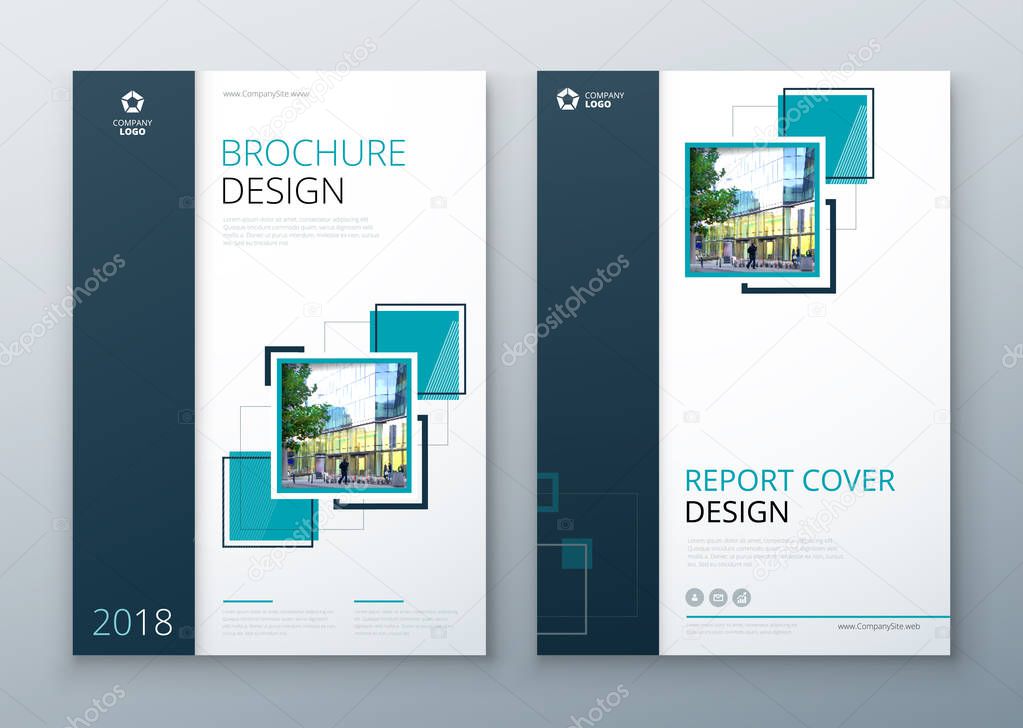 set of Brochure template layout design.