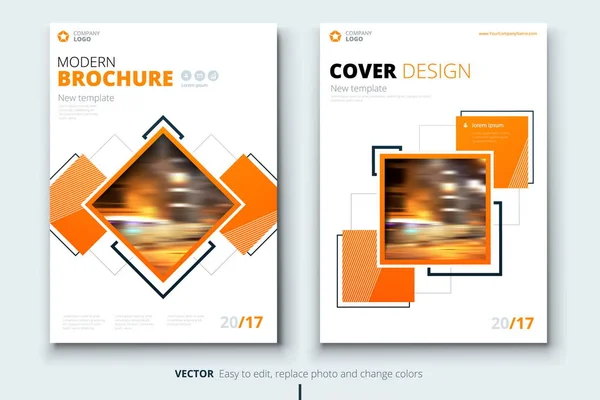 Cobertura de relatório anual de negócios corporativos, brochura ou design de folheto. Apresentação do folheto. Catálogo com fundo geométrico abstrato. Revista de cartaz de publicação moderna, layout, modelo . —  Vetores de Stock