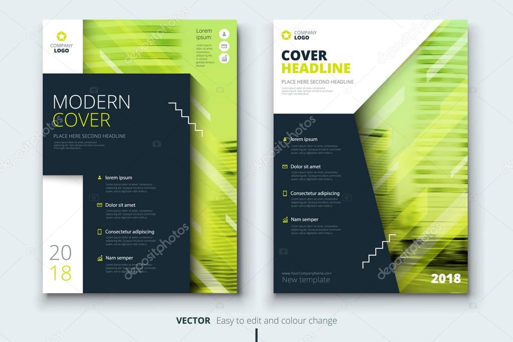 Corporate business annual report cover, brochure or flyer design. Leaflet presentation. Catalog with Abstract geometric background. Modern publication poster magazine, layout, template.