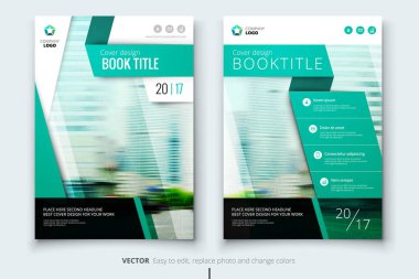 Corporate business annual report cover, brochure or flyer design. Leaflet presentation. Catalog with Abstract geometric background. Modern publication poster magazine, layout, template.