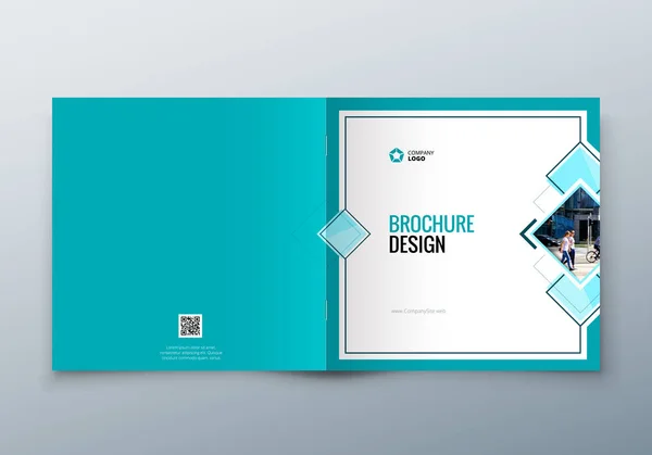 Brochure di design per le imprese — Vettoriale Stock