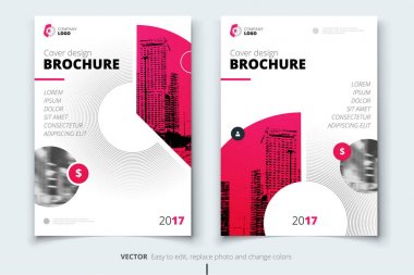 Broşür tasarımı. Kurumsal iş rapor kapağı, broşür veya el ilanı tasarımı. Broşür sunumu. Soyut daire, ilan vardı yuvarlak şekiller arka plan. Modern poster dergisi, düzen, şablonu. A4