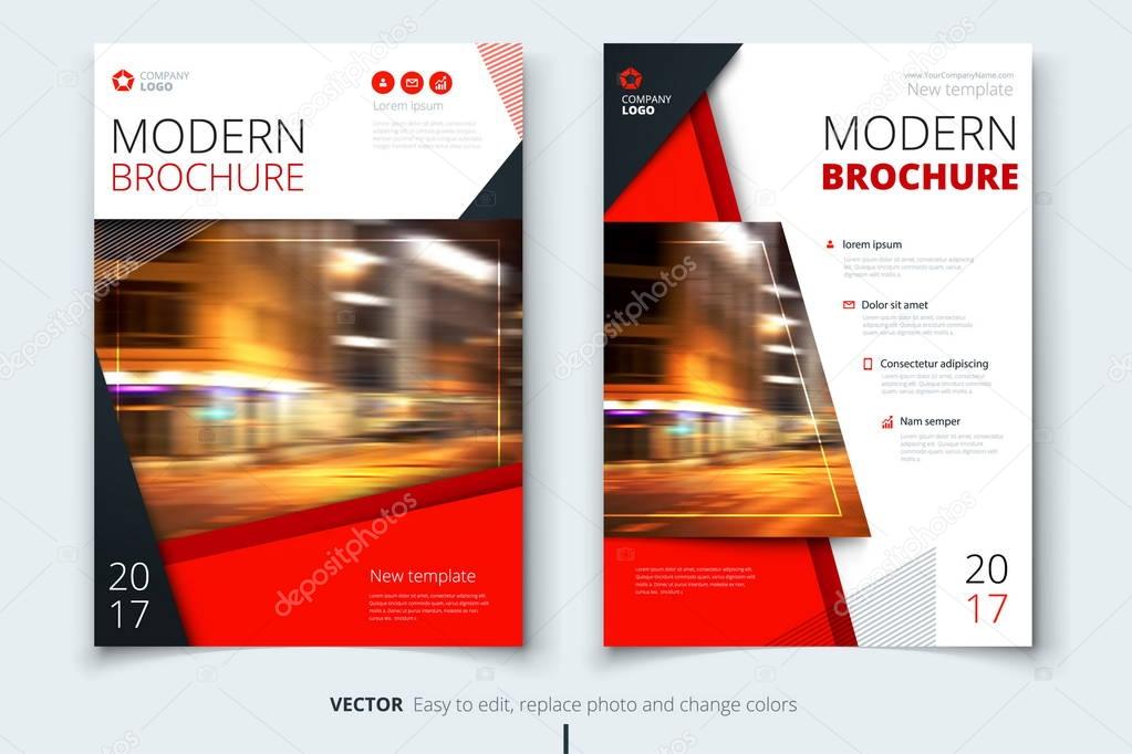 Cover design for brochure, flyer, report, catalog, presentation, poster. Modern layout template in A4 size