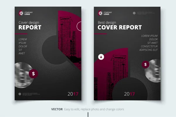 Flyer entwerfen. Corporate Business Report Cover, Broschüre oder Flyer — Stockvektor