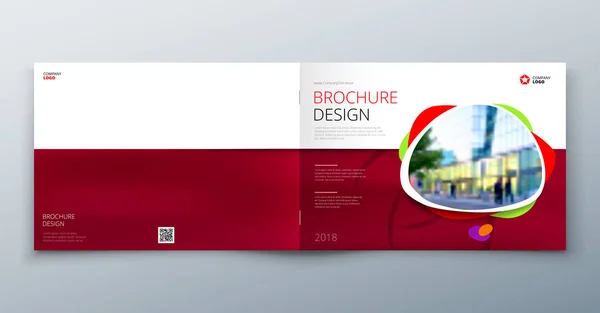 Brochure template in A4 — Stock Vector