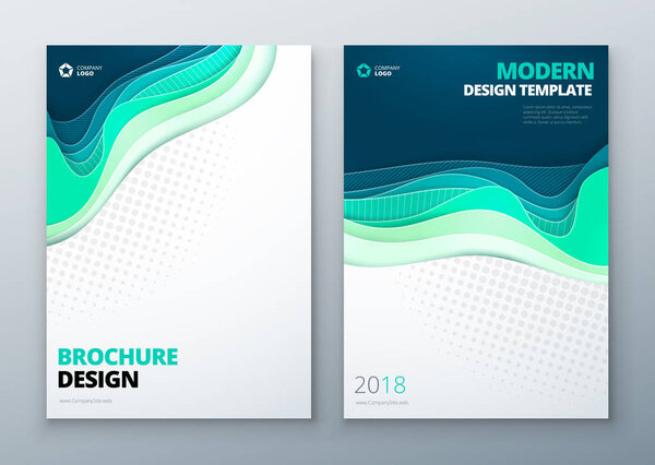 Дизайн брошюры с резкой бумагой
