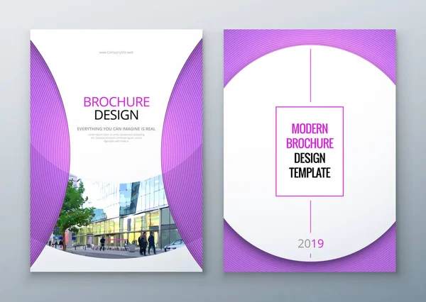 Företag broschyr omslagsdesign — Stock vektor