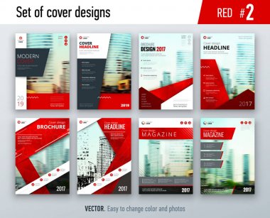 İş kapak tasarım Şablonlar / ayarla