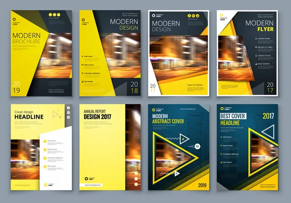 İş kapak tasarım Şablonlar / ayarla